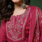 Women Pure Cotton Kurta Pant Dupatta Set