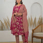 Women Cotton Blend Kurta Pant Dupatta Set - Amy's Cart