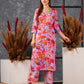 Women Cotton Rayon Kurta Palazzo Set