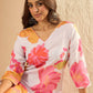 Women Floral Printed Regular Kurta with Trousers