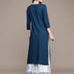 Women Blue Striped Regular Kurta with Palazzos