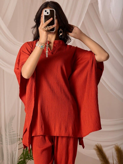 Women Layered Top with Trousers
