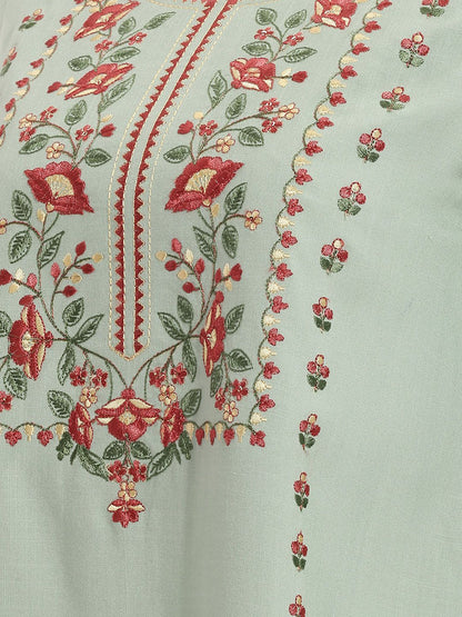 Women Viscose Rayon Embroidered Ethnic Tunic
