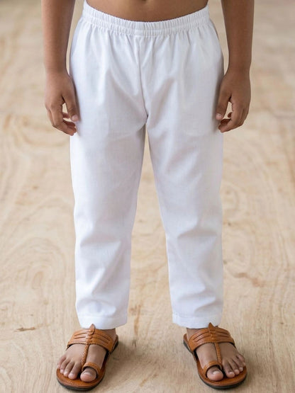 Boys Striped Regular Pure Cotton Kurta with Pyjamas