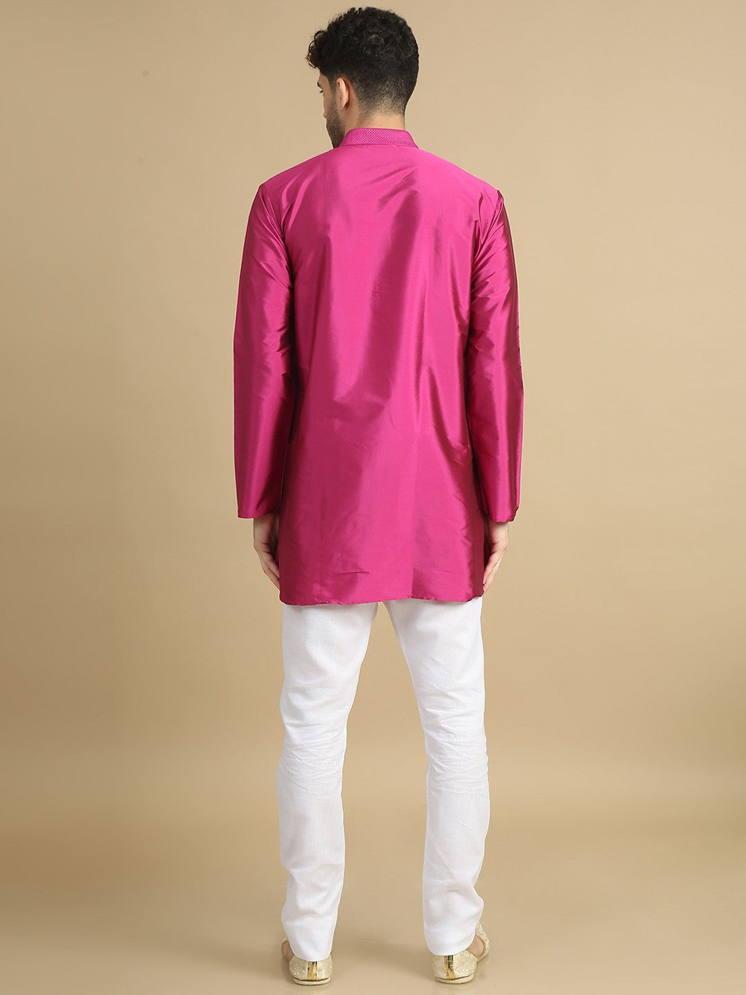 Mandarin Collar Straight Kurta