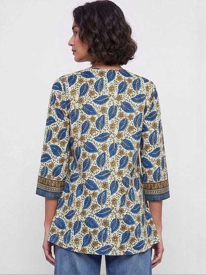 Women Cotton Printed Ethnic Tunic