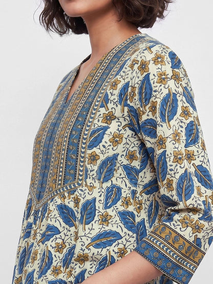 Women Cotton Printed Ethnic Tunic
