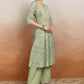 Women Floral Printed Angrakha Pure Cotton Kurta with Palazzos & With Dupatta