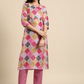 Bandhani Printed Kurta with Trousers