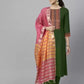 Women Kurta Pant And Dupatta Set Cotton Blend
