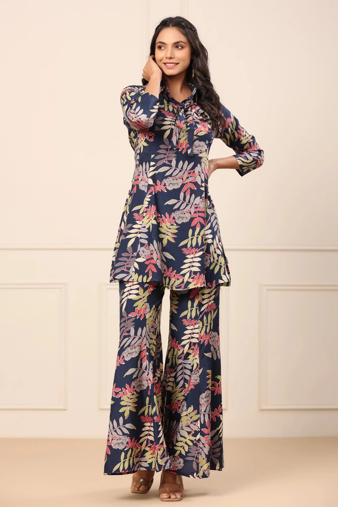 Women Viscose Rayon Kurta Pyjama Set