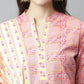 Women Pure Cotton Kurta Palazzo Dupatta Set