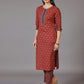 Floral Printed Regular Gotta Patti Pure Cotton Kurta With Trousers & Dupatta