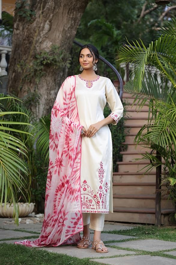 Women's Kurta with Pant & Dupatta