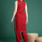 Women Yoke Design Gotta Patti Kurta with Salwar