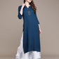 Women Blue Striped Regular Kurta with Palazzos