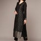 Sweetheart Neck Ethnic Motifs Regular Kurta with Trousers & With Dupatta