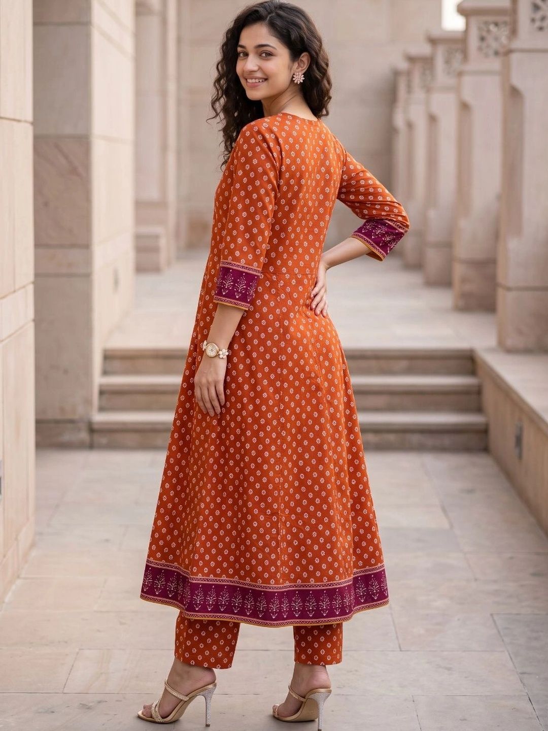 Women Regular Size Kurta Set Cotton