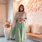 Women's Silk Viscose Straight Solid Kurta with Pant & Dupatta