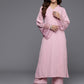 Women Regular Silk Crepe Kurta with Palazzos