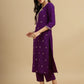 Women Silk Blend Kurta Pant Dupatta Set