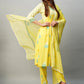 Women Cotton Rayon Kurta Pant Dupatta Set