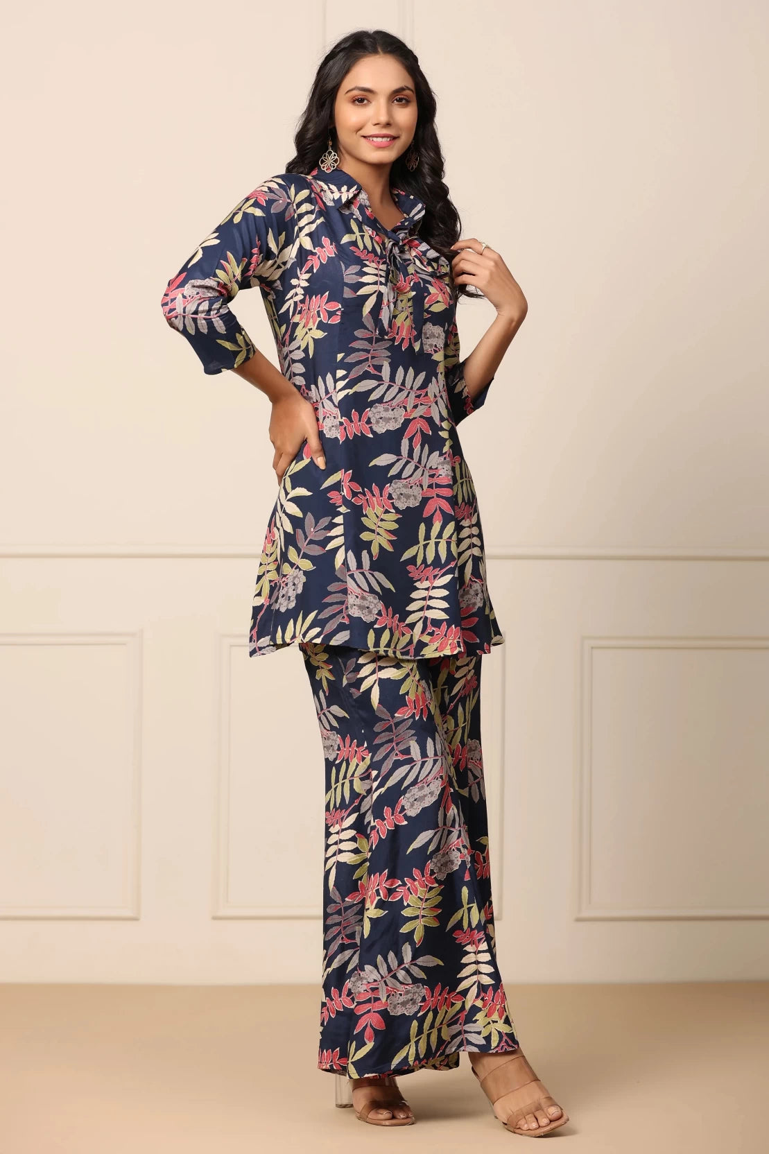 Women Viscose Rayon Kurta Pyjama Set