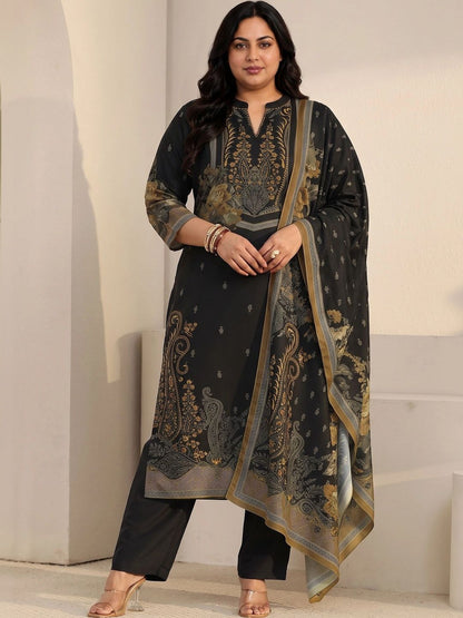 Women Floral Printed Regular Kurta with Trousers & With Dupatta