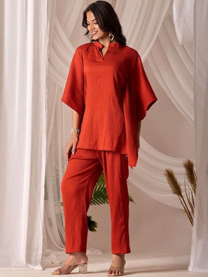 Women Layered Top with Trousers