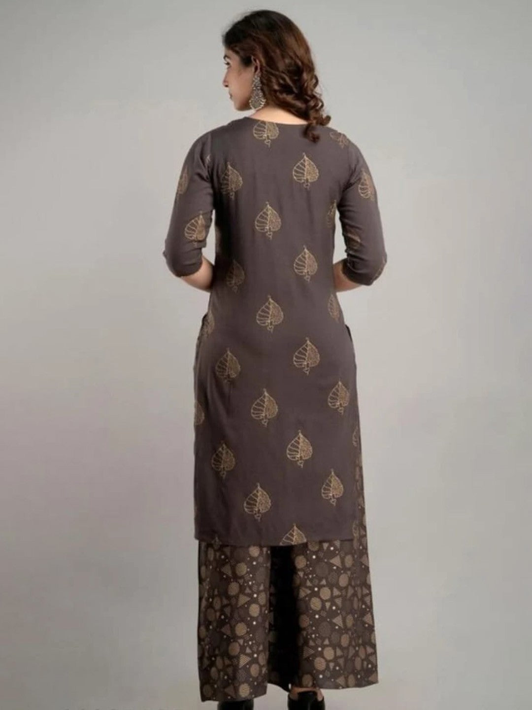 Floral Printed Regular Kurta With Palazzos & Dupatta