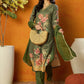 Women Floral Printed Regular Kurta with Trousers & With Dupatta