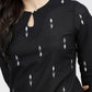 Women Black & White Printed Tunic