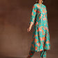 Floral Printed Panelled Kurta with Salwar