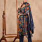 Floral Printed Regular Beads and Stones V Neck Kurta With Trouser & Dupatta