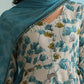 Floral Printed Empire Kurta with Trouser & With Dupatta