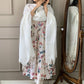 Women Floral Printed Regular Kurta with Trousers & With Dupatta