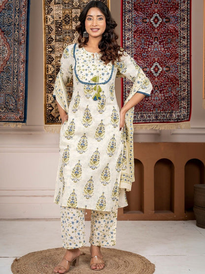Women Regular Size Kurta Set Cotton