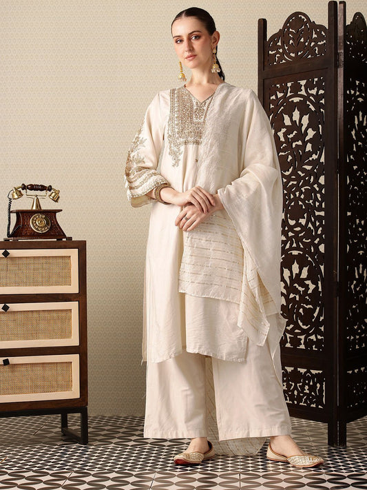 Women Regular Size Kurta Set Cotton