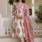 Floral Printed Regular Pure Cotton Kurta with Trousers & Dupatta