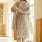 Ethnic Motifs Printed Regular Thread Work Pure Cotton Kurta with Trousers & Dupatta