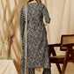 V Neck Floral Printed Pure Cotton Kurta with Trouser & Dupatta