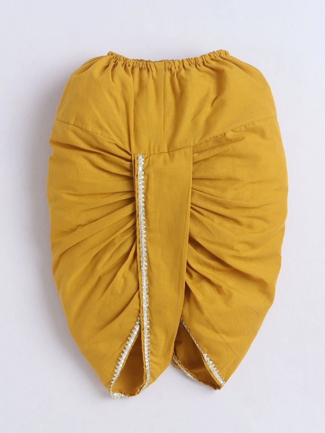 Boys Ethnic Motifs Printed Angrakha Pure Cotton Top with Dhoti Pants