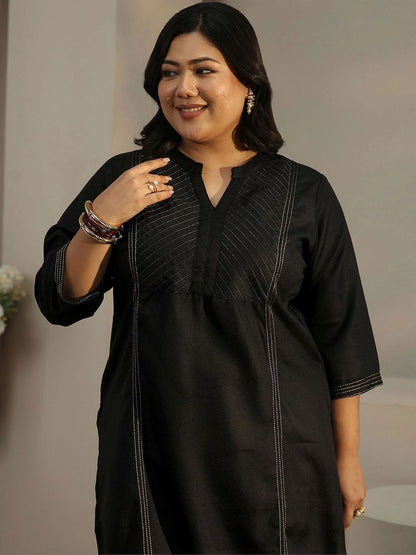 Women Ethnic Motifs Embroidered Regular Thread Work Kurta with Palazzos & With Dupatta