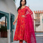 Ethnic Motifs Printed Empire Gotta Patti Kurta With Trousers & Dupatta