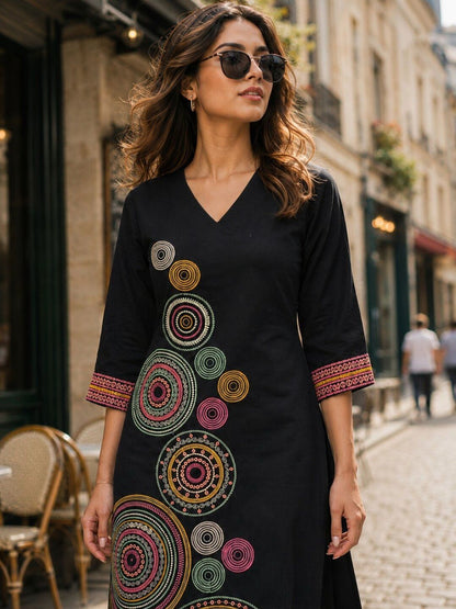 Women Regular Size Kurta Set Cotton