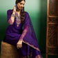 Embroidered Notch Neck Kurta With Plazzo & Dupatta