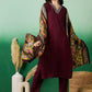 Embroidered Straight Kurta With Trouser & Dupatta Set