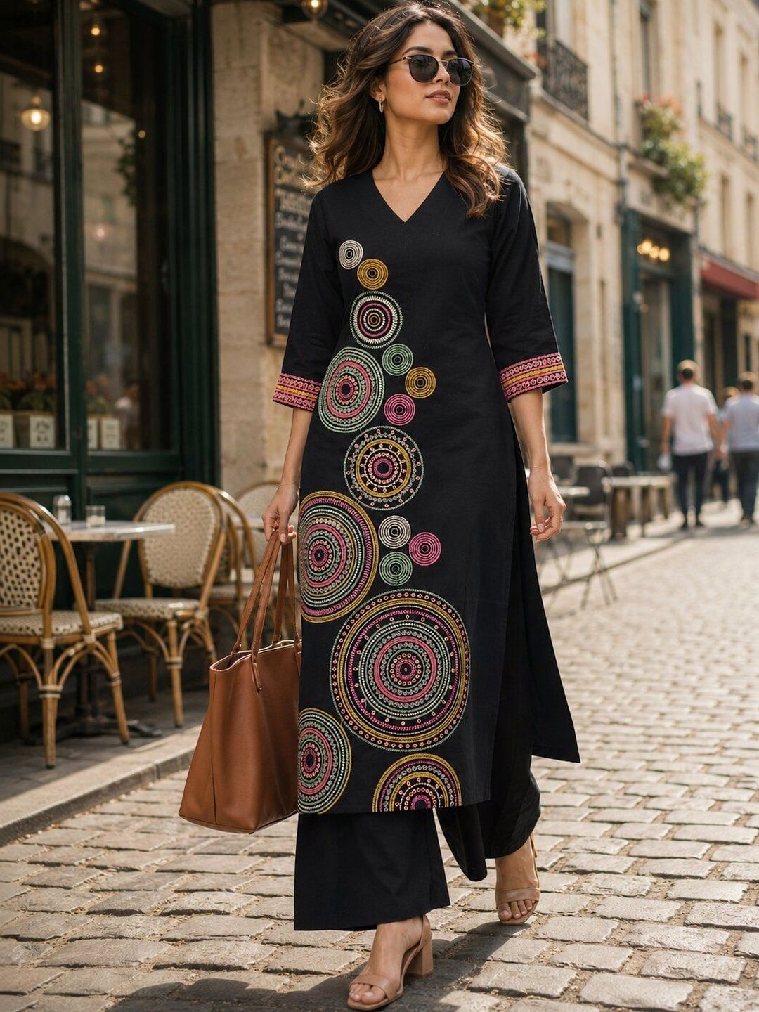Women Regular Size Kurta Set Cotton