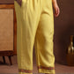 Plus Size Ethnic Motifs Thread Work Kurta & Trousers & Dupatta