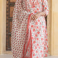 Women Floral Printed Regular Thread Work Pure Cotton Kurta with Trousers & With Dupatta